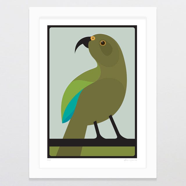 Glenn Jones Art Kea Art Print Art Print A4 / White