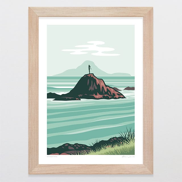 Glenn Jones Art Whakatane Alternative Colour 2025 Art Print Art Print