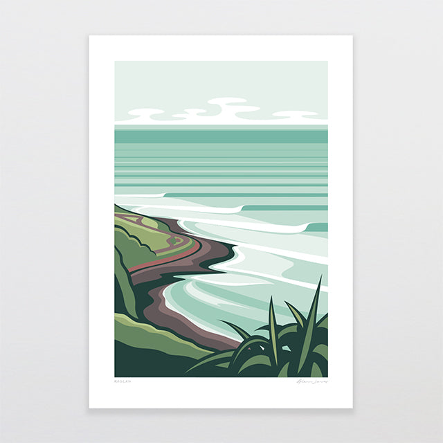 Raglan Alternative Colour 2025 Art Print