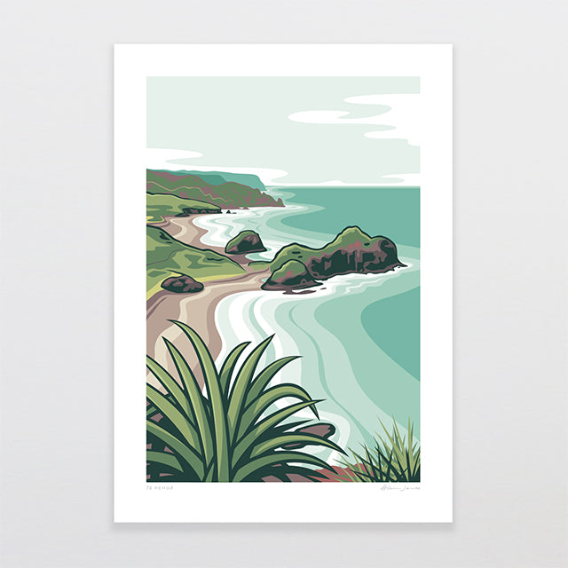 Te Henga Alternative Colour 2025 Art Print