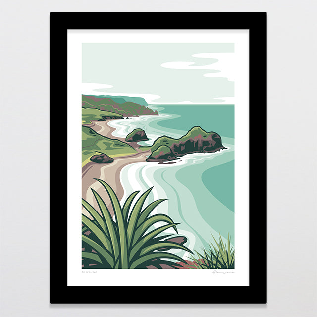 Te Henga Alternative Colour 2025 Art Print