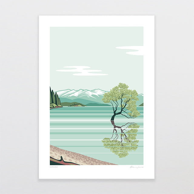 Wanaka Alternative Colour 2025 Art Print