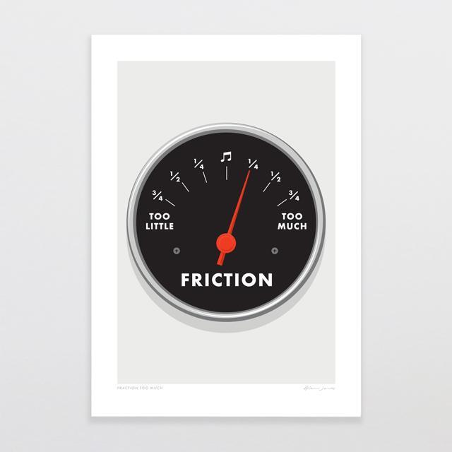 Fraction Too Much Art Print-Glenn Jones Art