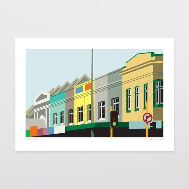 Heart Of Grey Lynn Art Print-Glenn Jones Art