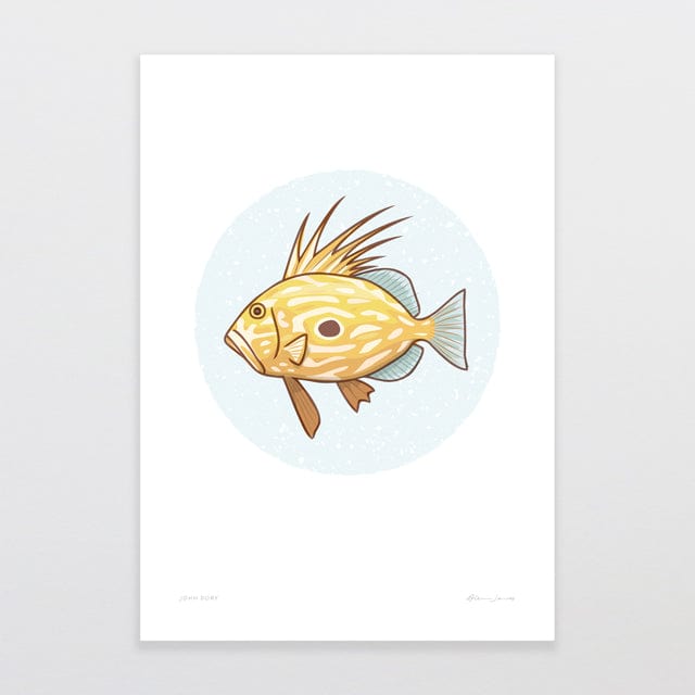 Fish Drawing Original Art Size A4