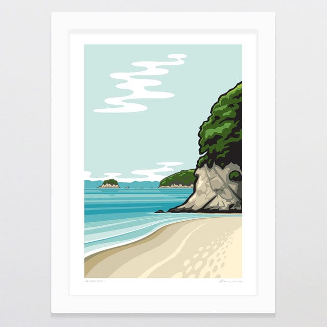 Kaiteriteri Art Print by NZ Artist Glenn Jones - Glenn Jones Art